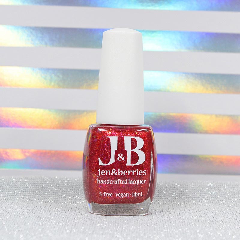 red flag! red flag! - Jen & Berries nail polish