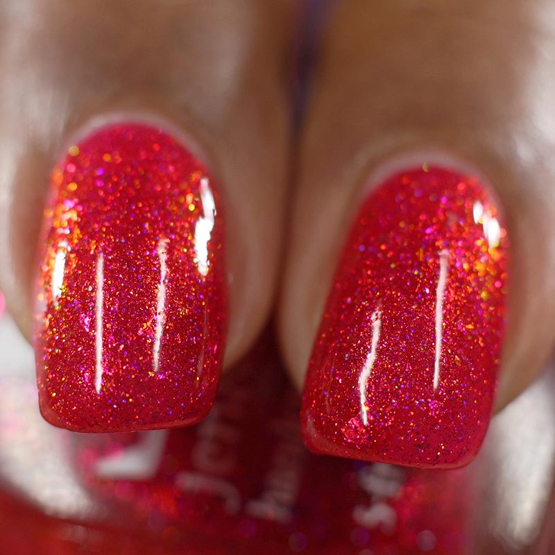 red flag! red flag! - Jen & Berries nail polish