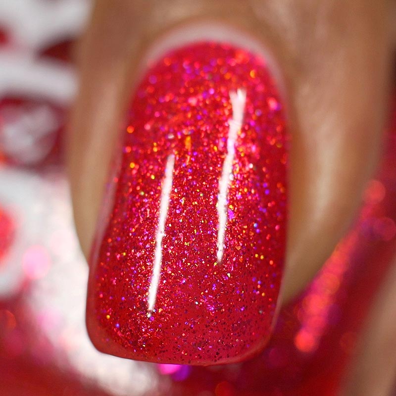 red flag! red flag! - Jen & Berries nail polish