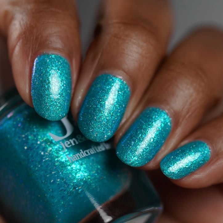 it's the water! it's freezing cold! - Jen & Berries nail polish