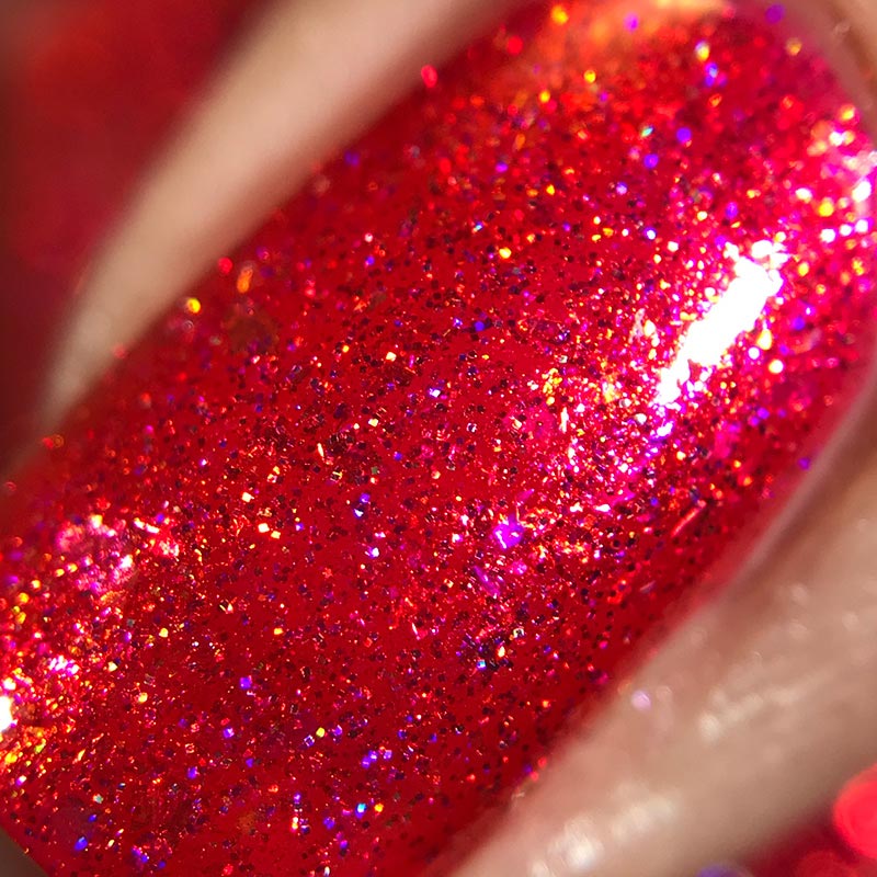 red flag! red flag! - Jen & Berries nail polish
