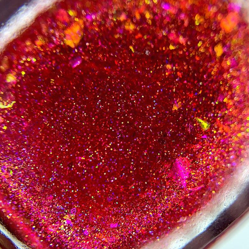 red flag! red flag! - Jen & Berries nail polish