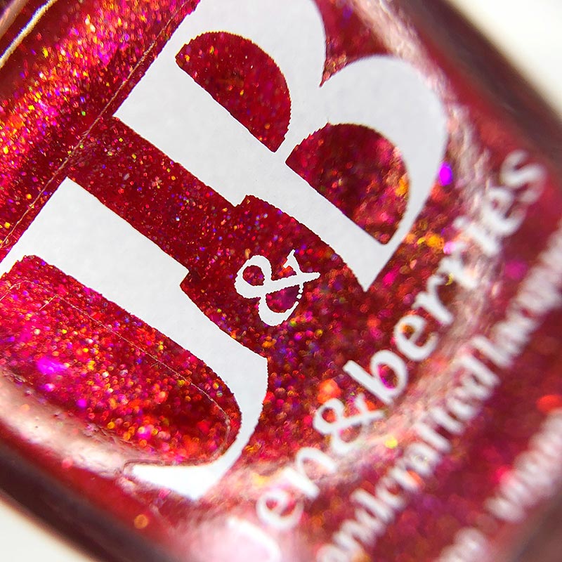 red flag! red flag! - Jen & Berries nail polish