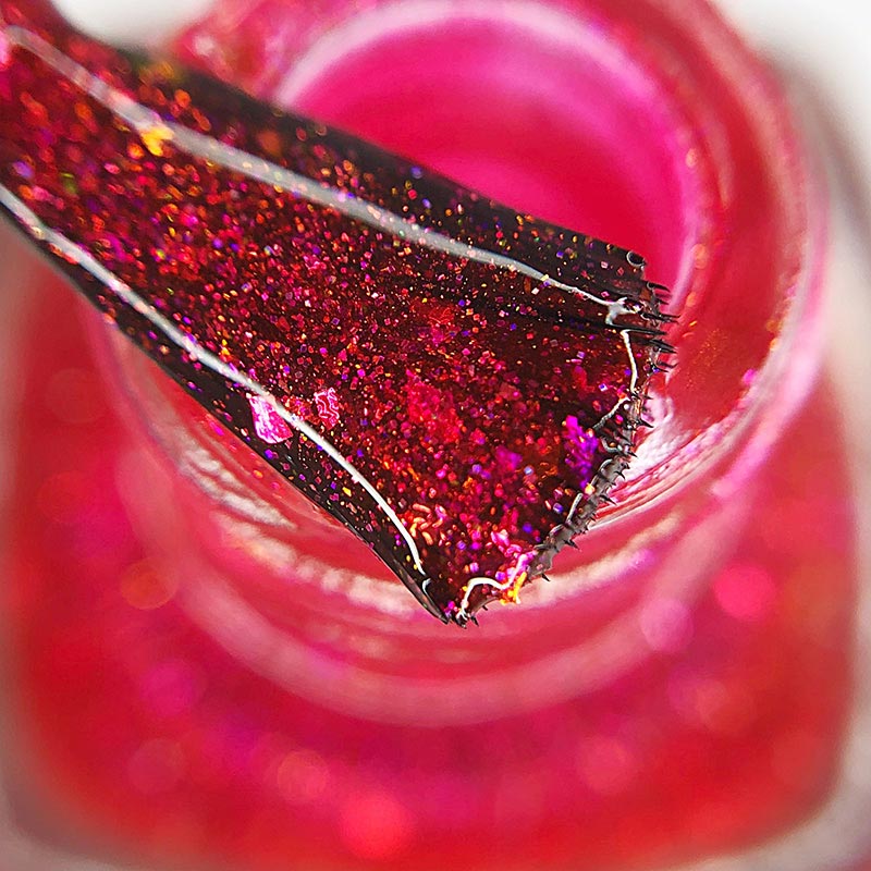 red flag! red flag! - Jen & Berries nail polish