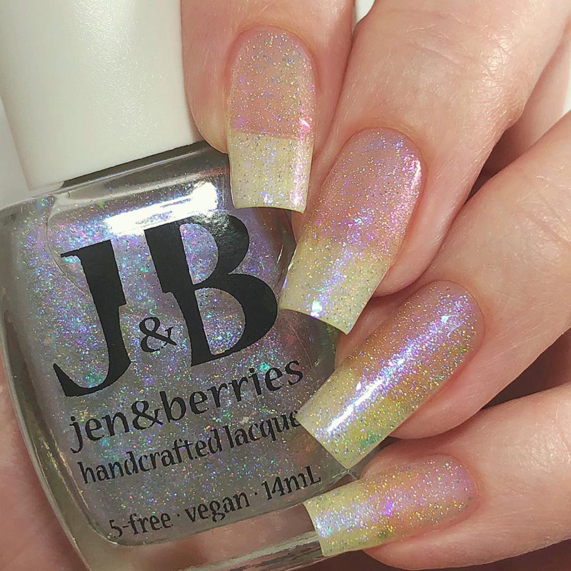 triple rainbow - Jen & Berries nail polish