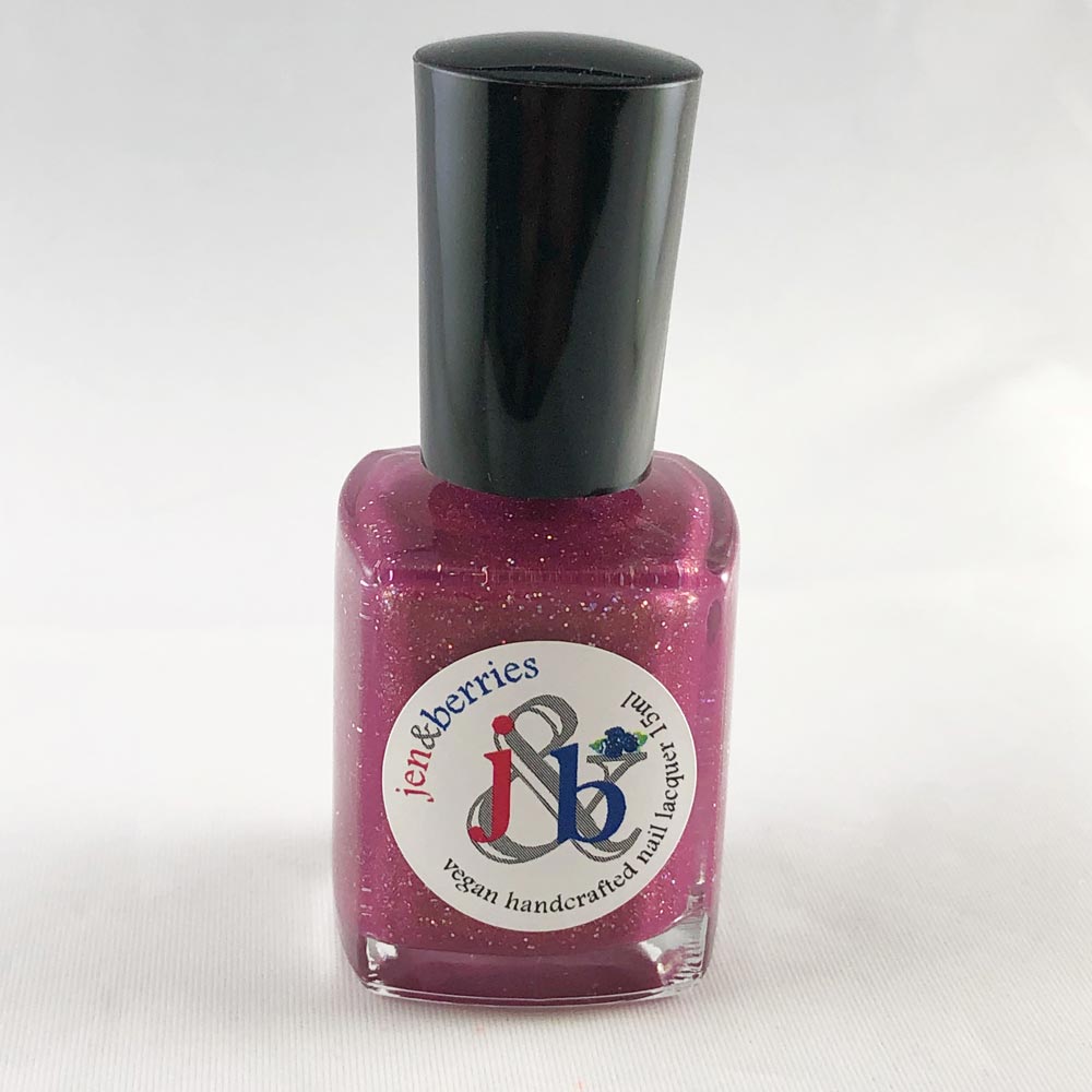 the chill is fine when you've got wine - Jen & Berries nail polish