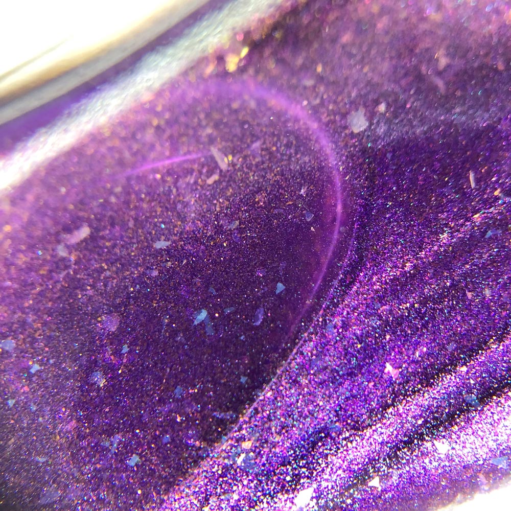 i give that sweater two plums up - Jen & Berries nail polish