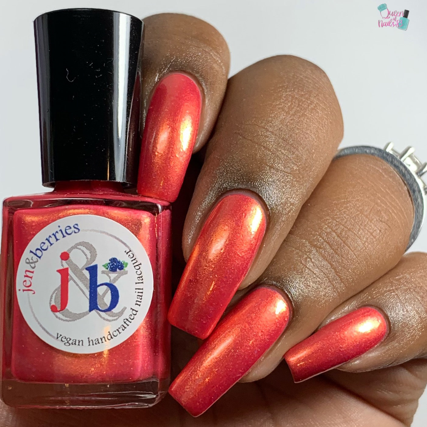 raging fire within - Jen & Berries nail polish