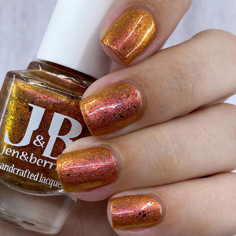 can't we just squash this? - Jen & Berries nail polish