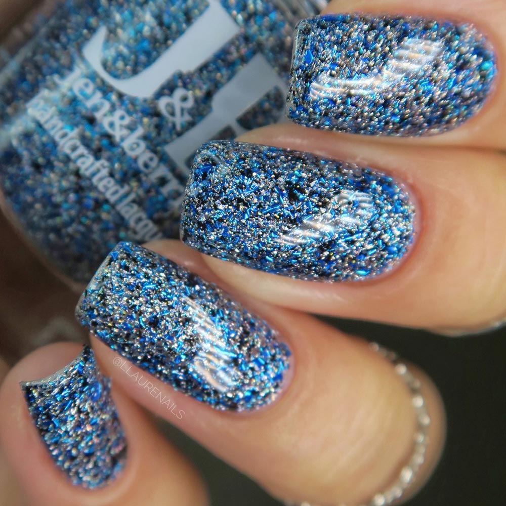 into the flood again - Jen & Berries nail polish