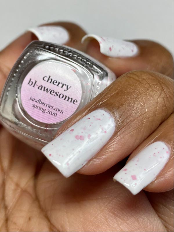 cherry bl-awesome - Jen & Berries nail polish