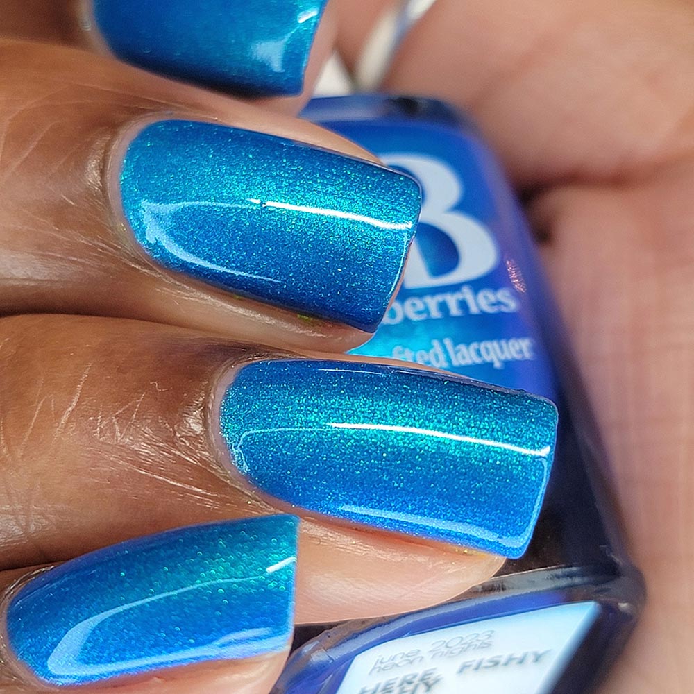 here fishy, fishy - Jen & Berries nail polish