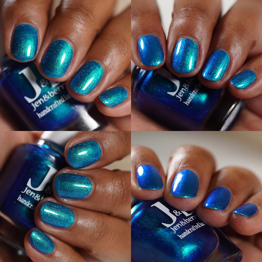 the holiday blues - Jen & Berries nail polish