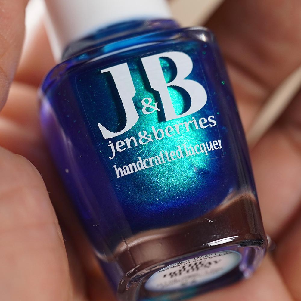 the holiday blues - Jen & Berries nail polish