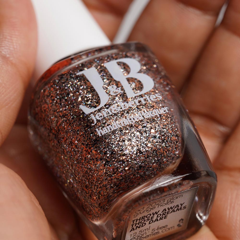 throw away those dreams and dare - Jen & Berries nail polish