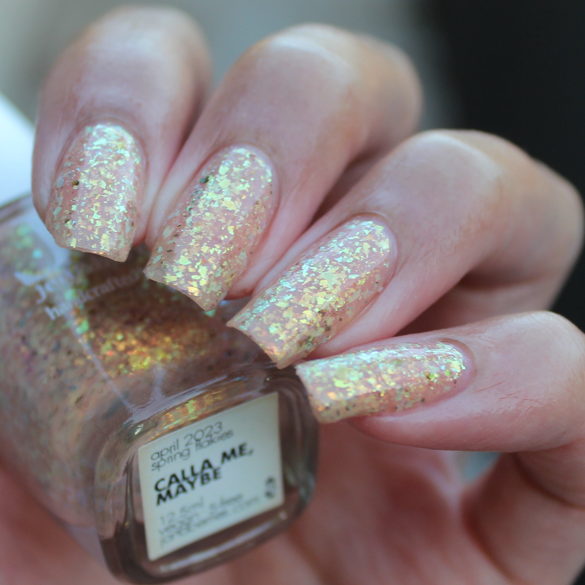 calla me, maybe - Jen & Berries nail polish