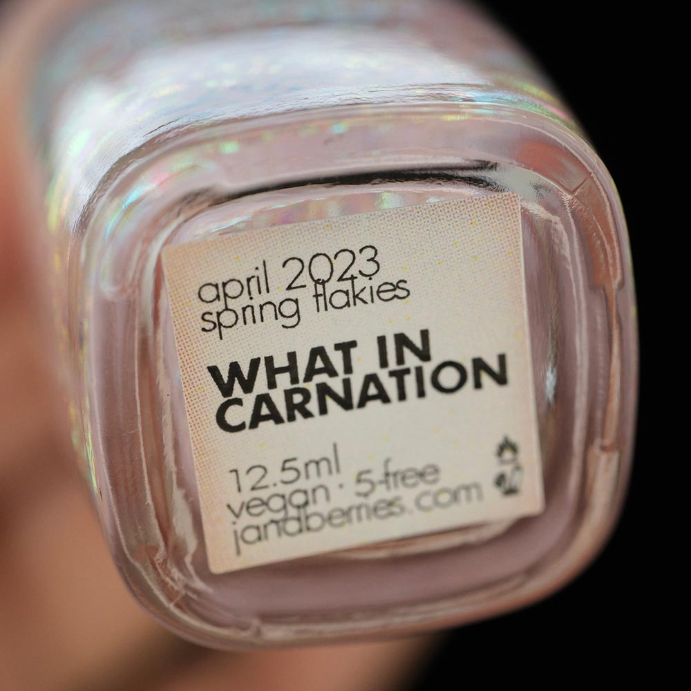 what in carnation - Jen & Berries nail polish