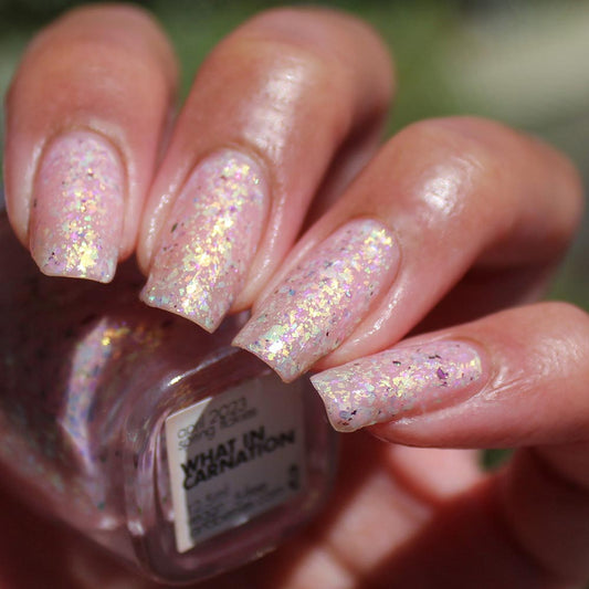 what in carnation - Jen & Berries nail polish