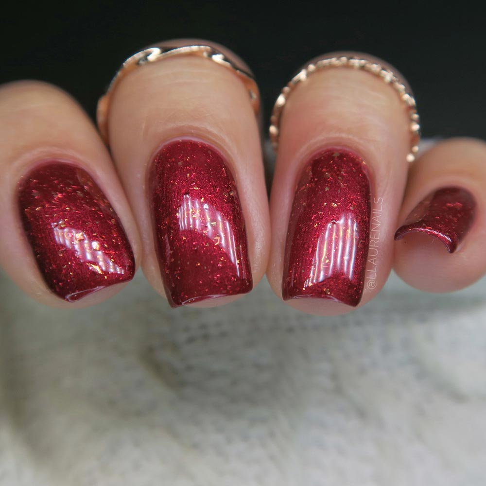 cranberry crusader - Jen & Berries nail polish