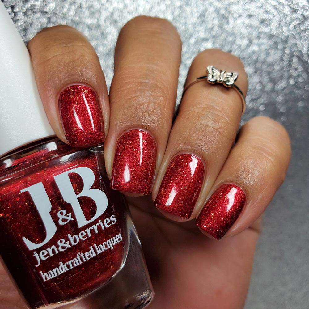 cranberry crusader - Jen & Berries nail polish