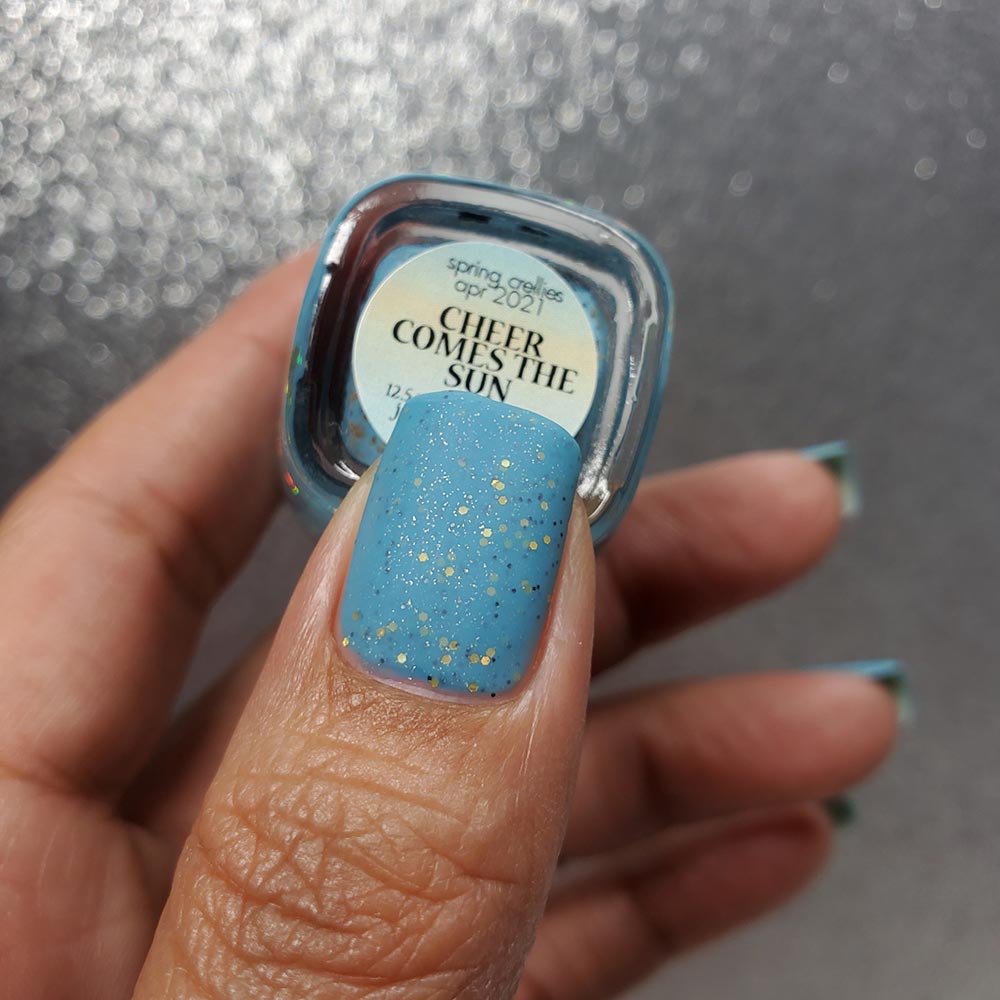 cheer comes the sun - Jen & Berries nail polish