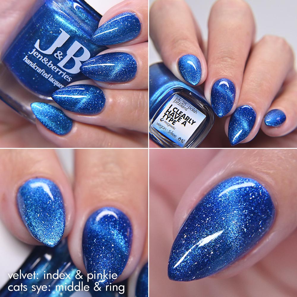 i clearly have a type - Jen & Berries nail polish