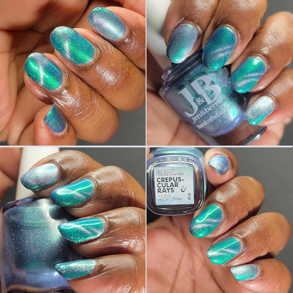crepuscular rays - Jen & Berries nail polish