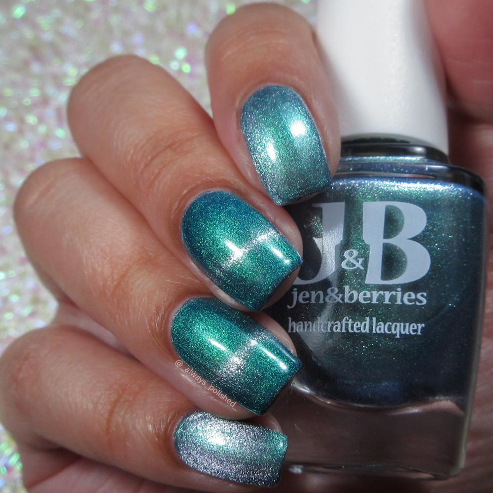 crepuscular rays - Jen & Berries nail polish