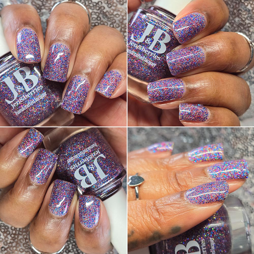firework blips - Jen & Berries nail polish