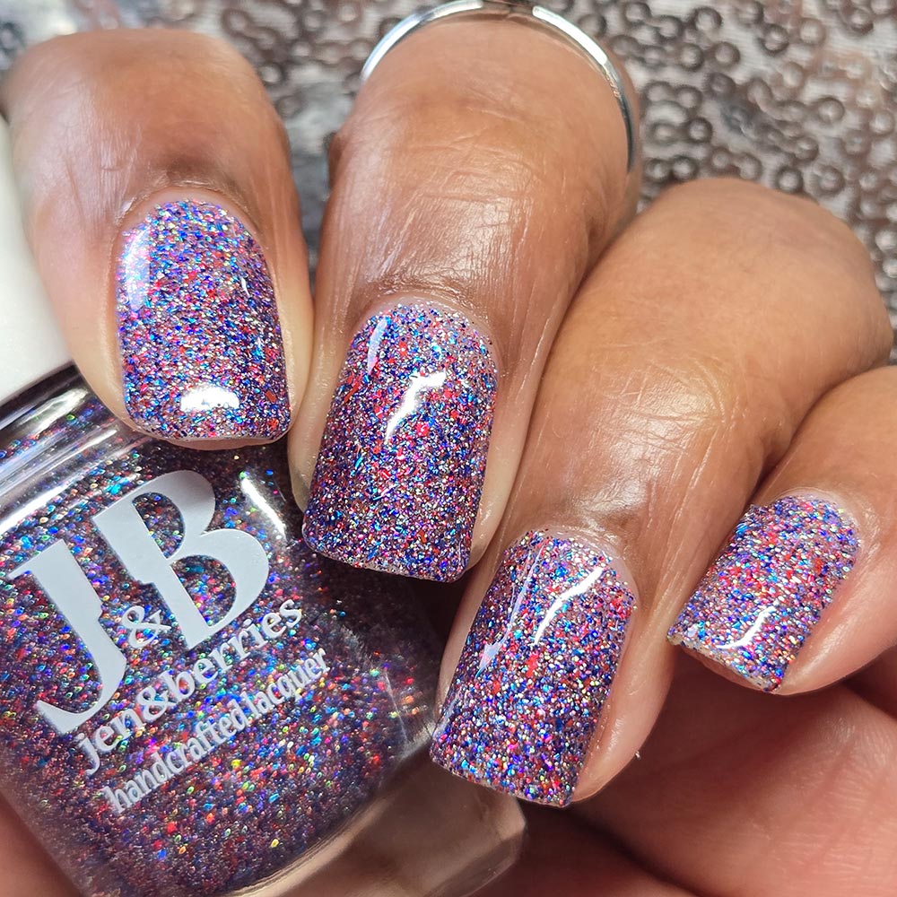 firework blips - Jen & Berries nail polish