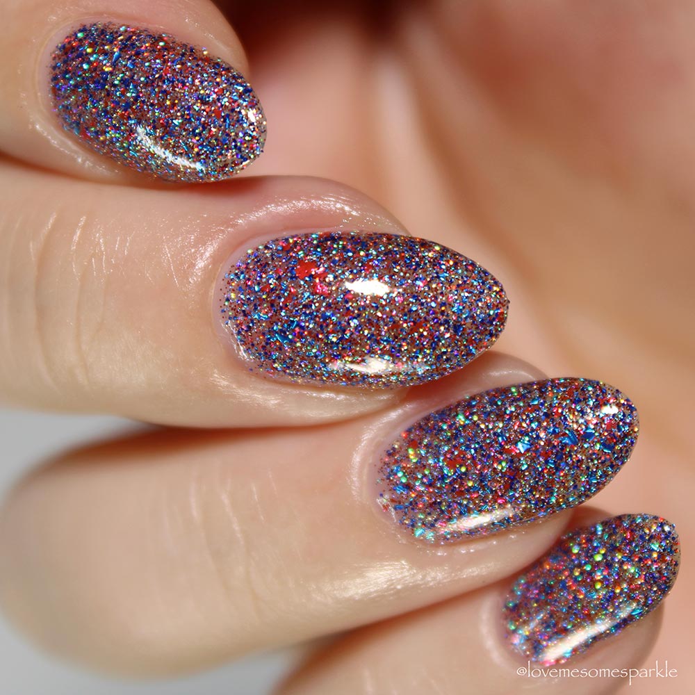 firework blips - Jen & Berries nail polish