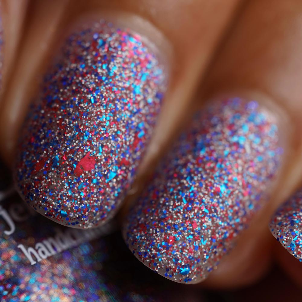 firework blips - Jen & Berries nail polish