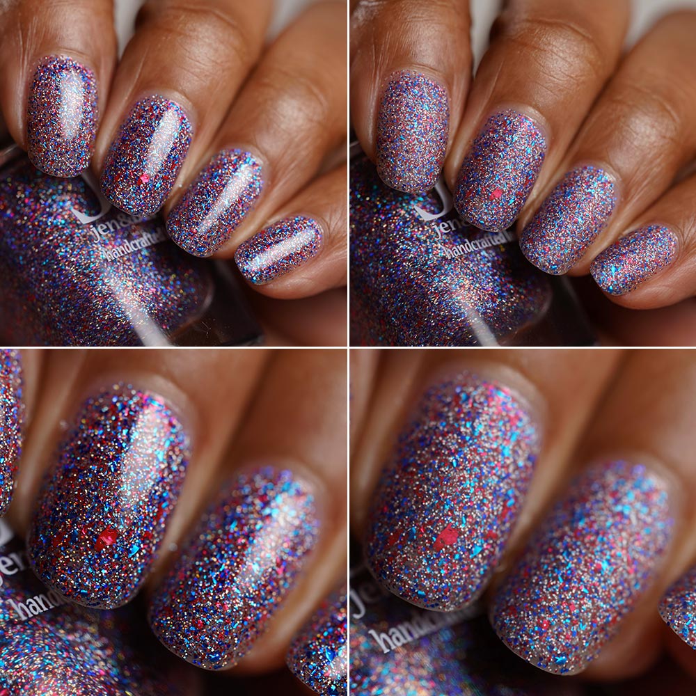 firework blips - Jen & Berries nail polish