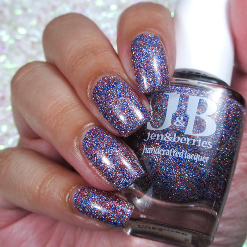 firework blips - Jen & Berries nail polish