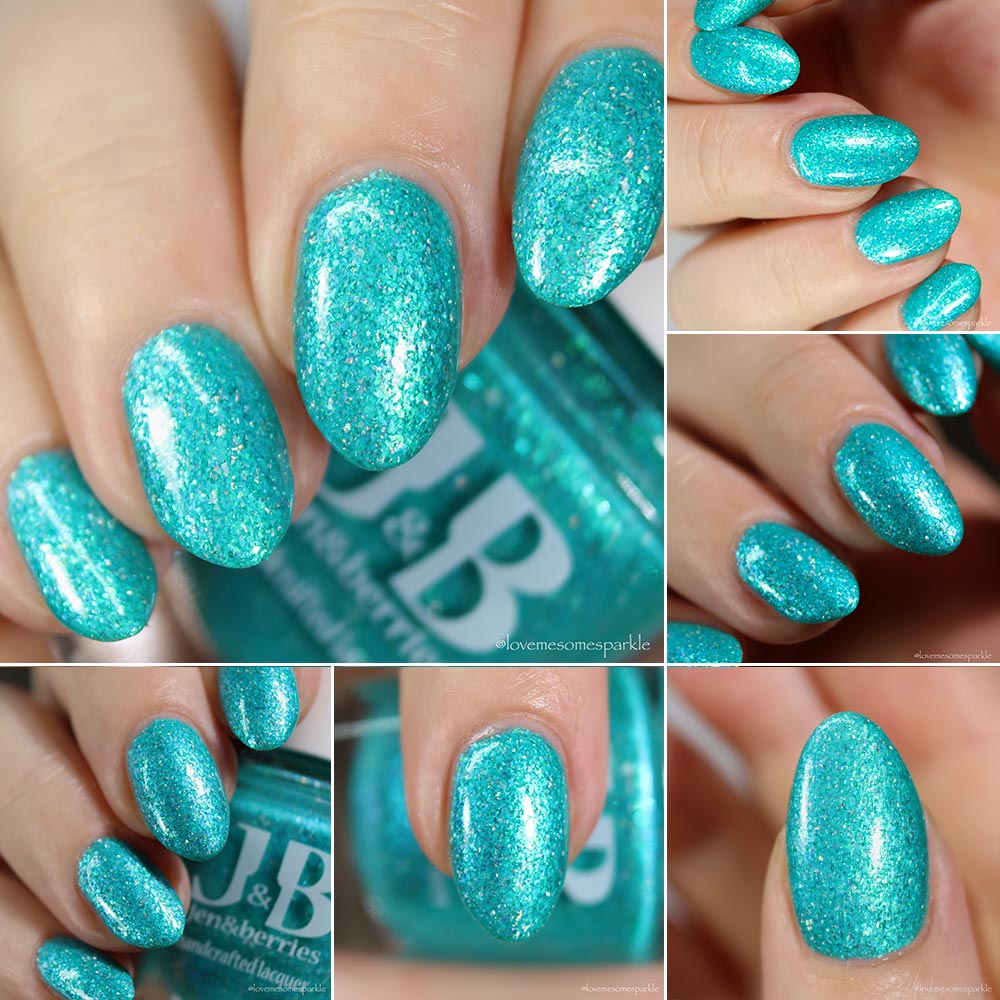 it's the water! it's freezing cold! - Jen & Berries nail polish