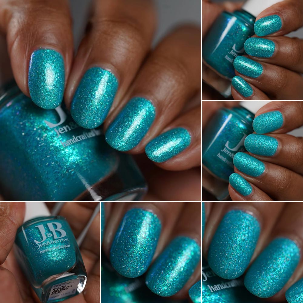 it's the water! it's freezing cold! - Jen & Berries nail polish