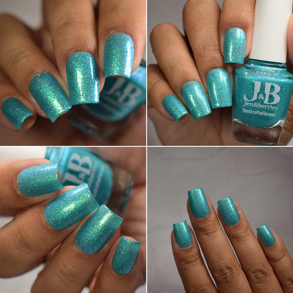 it's the water! it's freezing cold! - Jen & Berries nail polish