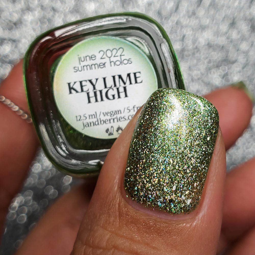 key lime high - Jen & Berries nail polish