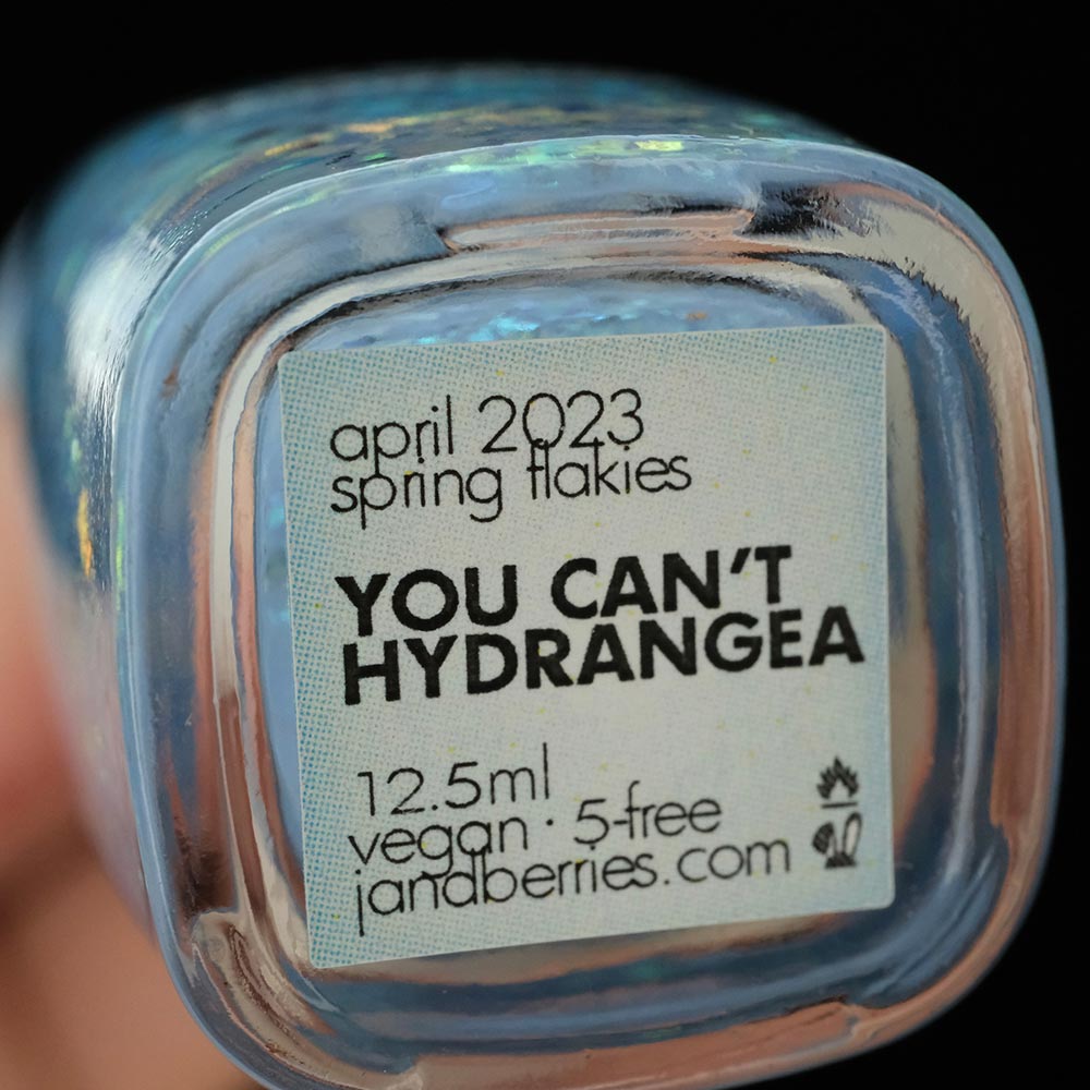 you can't hydrangea - Jen & Berries nail polish