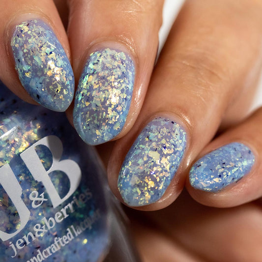 you can't hydrangea - Jen & Berries nail polish