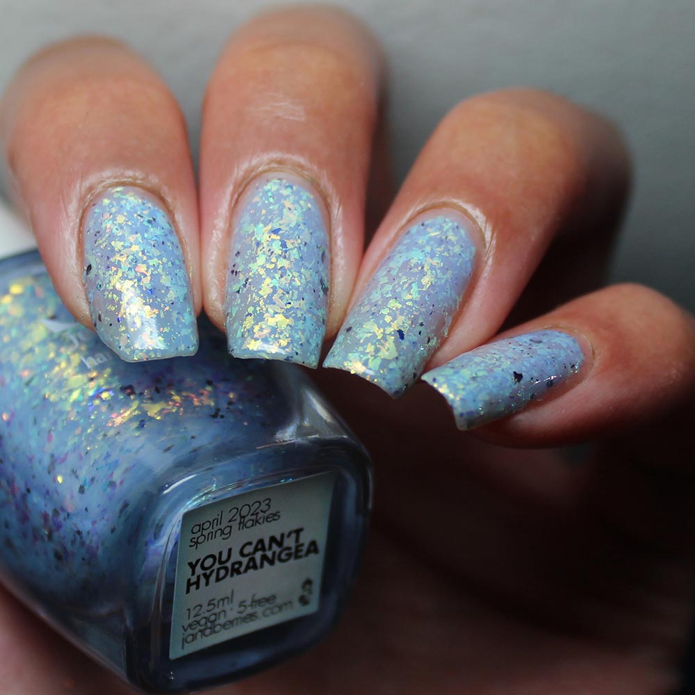 you can't hydrangea - Jen & Berries nail polish