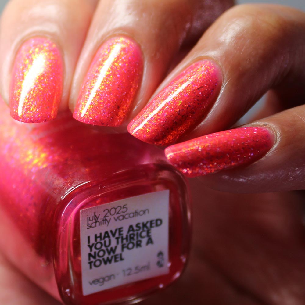 i have asked you thrice now for a towel - Jen & Berries nail polish