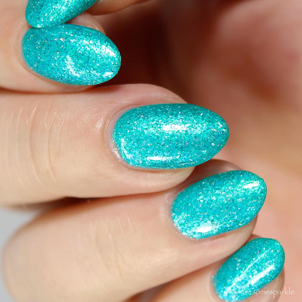 it's the water! it's freezing cold! - Jen & Berries nail polish