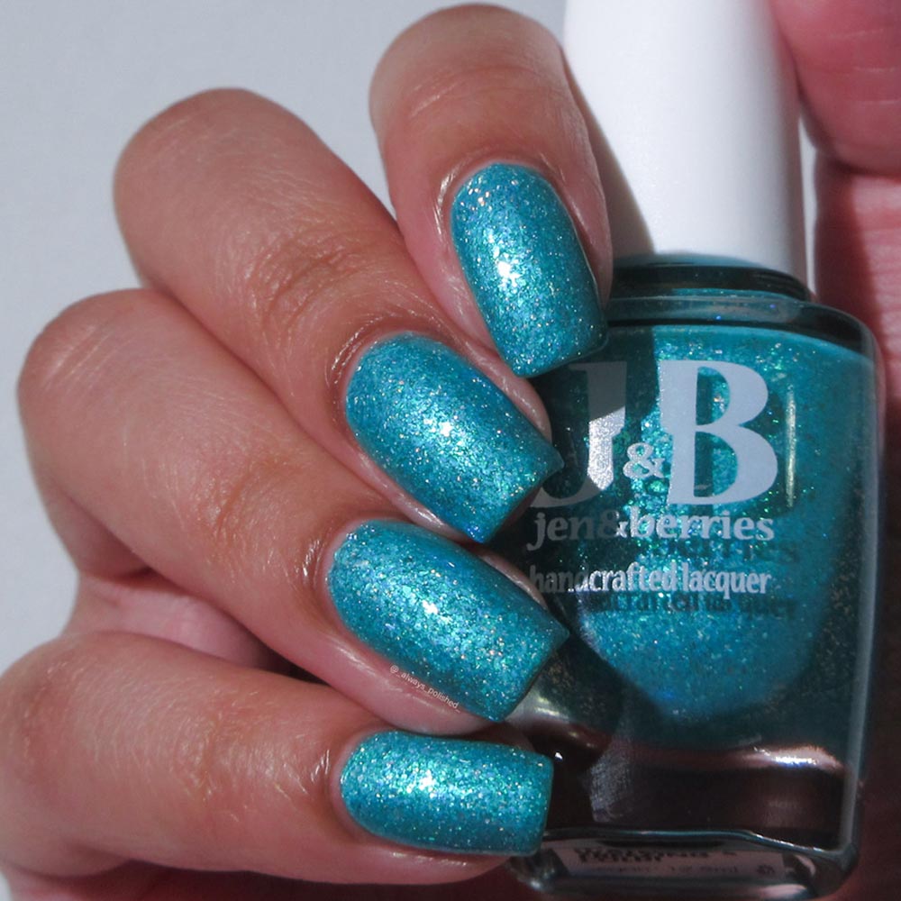 it's the water! it's freezing cold! - Jen & Berries nail polish