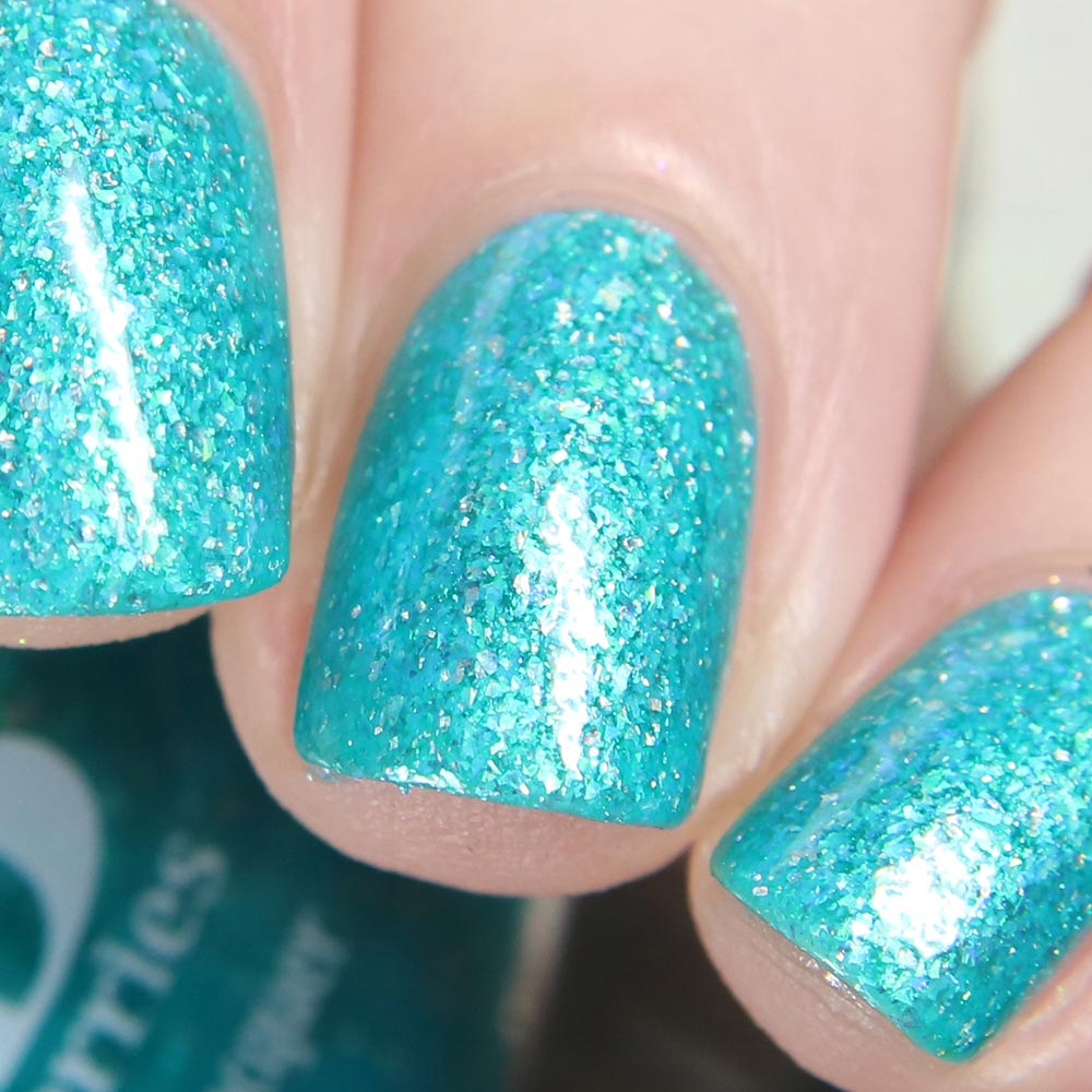 it's the water! it's freezing cold! - Jen & Berries nail polish
