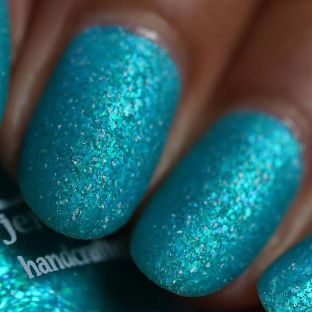 it's the water! it's freezing cold! - Jen & Berries nail polish