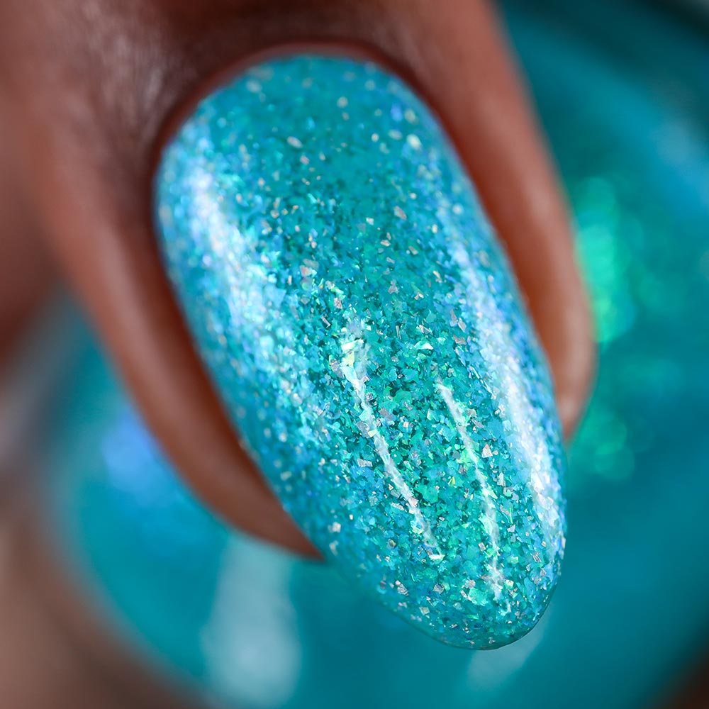 it's the water! it's freezing cold! - Jen & Berries nail polish