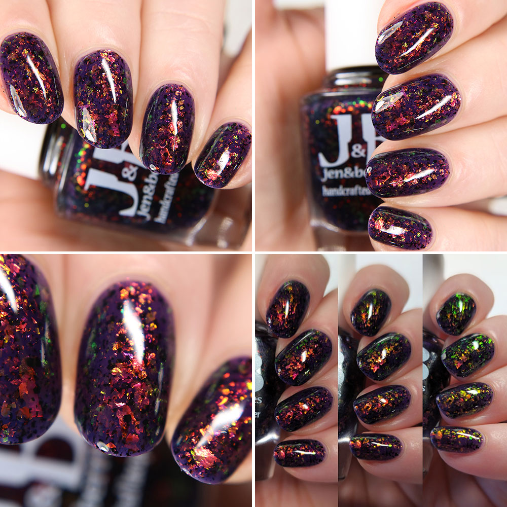 tossed knuckles - Jen & Berries nail polish