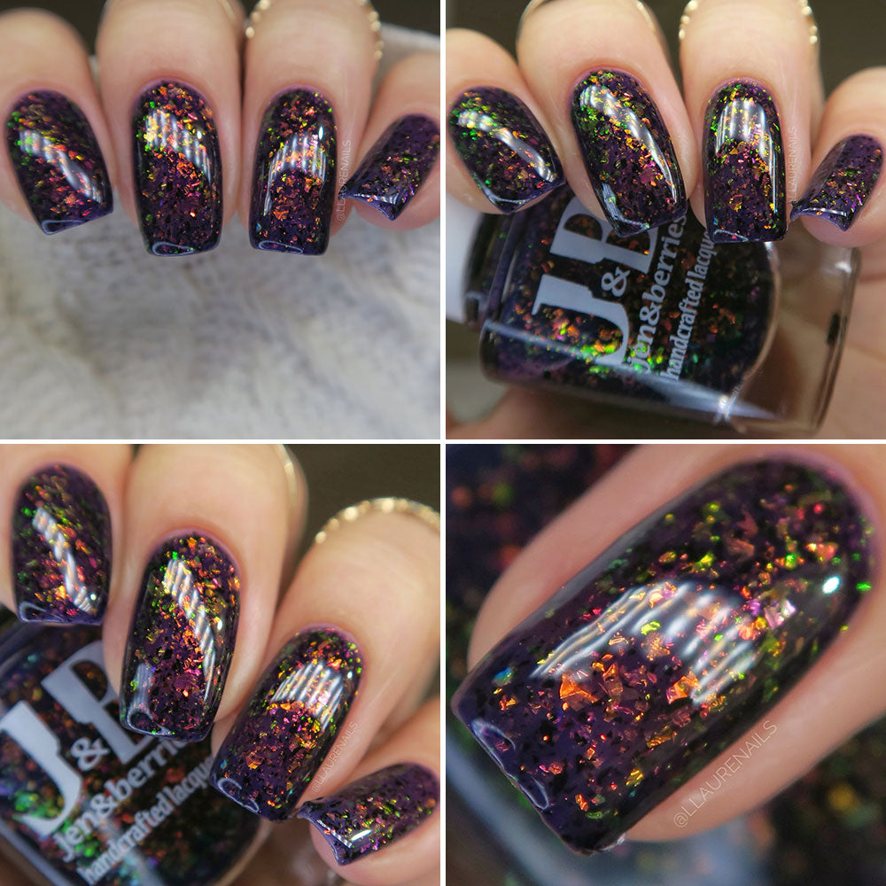 tossed knuckles - Jen & Berries nail polish