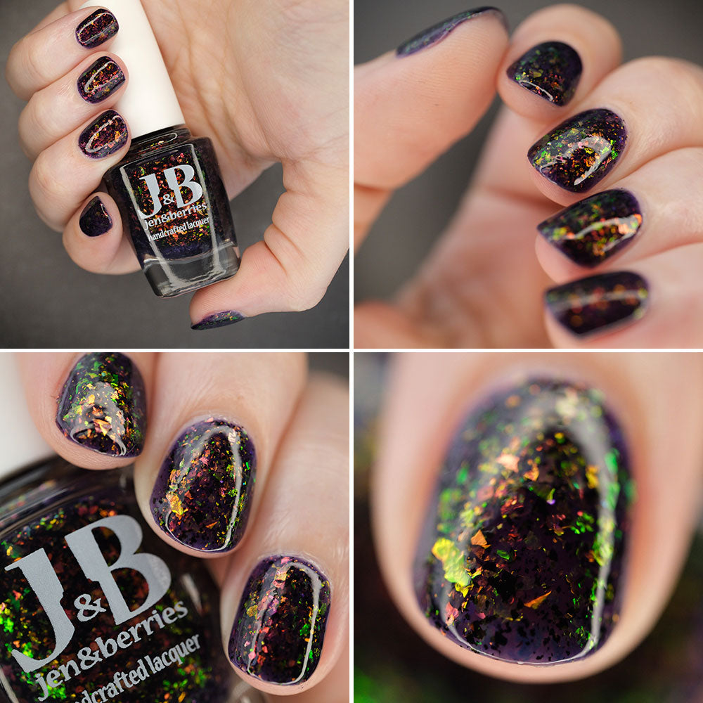 tossed knuckles - Jen & Berries nail polish